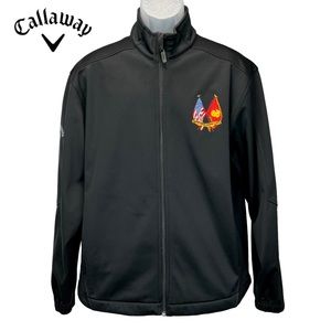 Callaway US Marine Corps Logo Full‎ Zip Black Jacket Men’s Medium